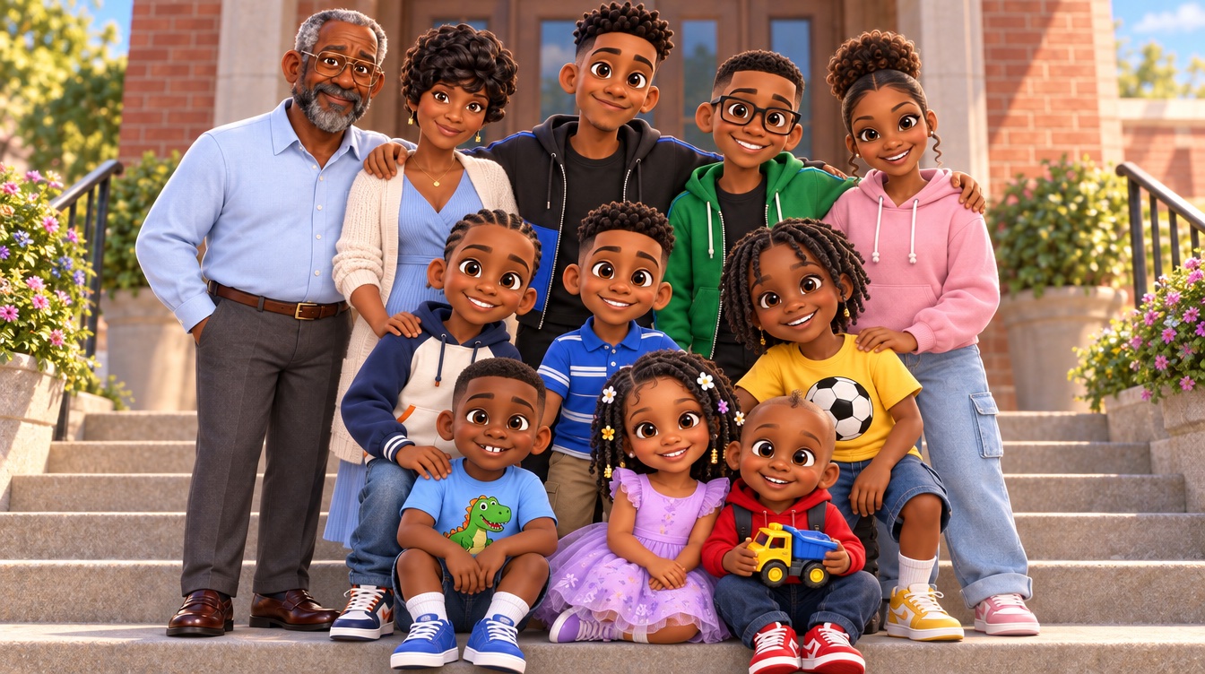 The Withstanders — the nine kids of Saturday Bible Club